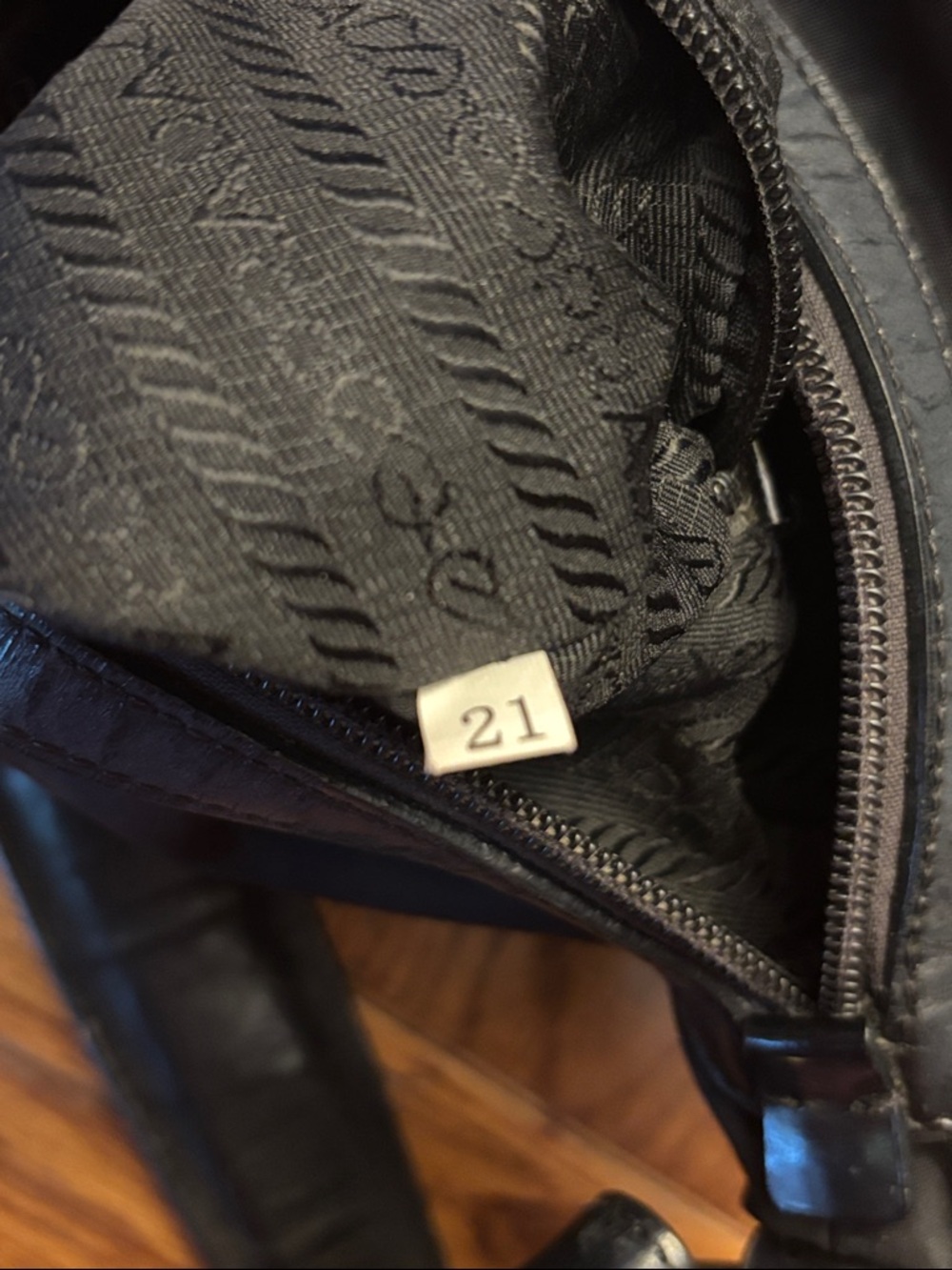 Prada Vintage Tessuto Nylon Shoulder Bag COA - Picture 15 of 17